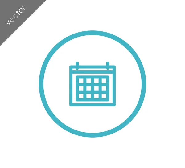 Calendar flat icon — Stock Vector