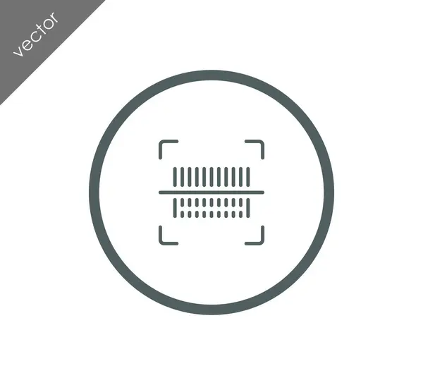 Barcode-Symbol — Stockvektor