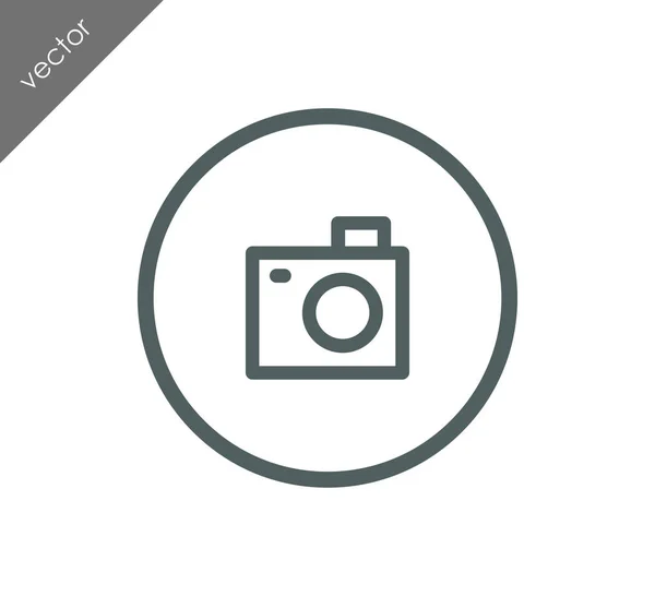 Ontwerp van de camera-icoontje — Stockvector