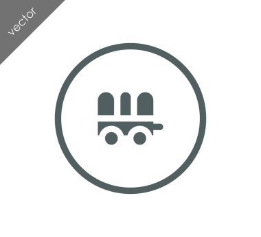 Karavan basit simgesi