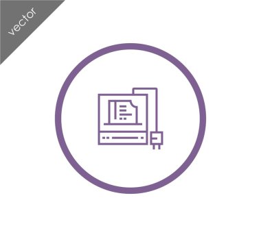 Şarj cihazı tak simgesi