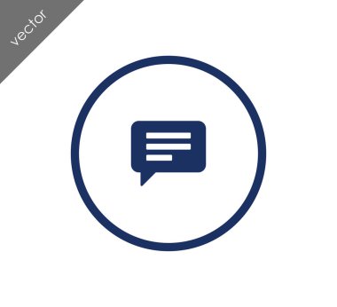 Metin balonu simgesinin