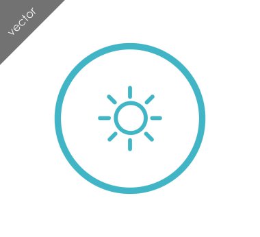 Güneş hava simgesi