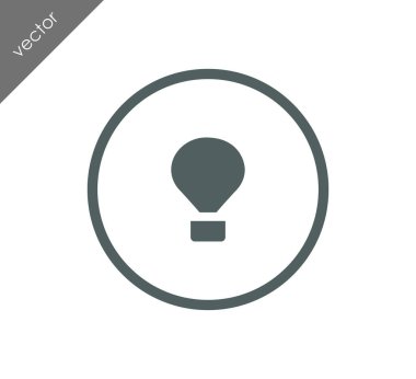 Sıcak hava balonu simgesi