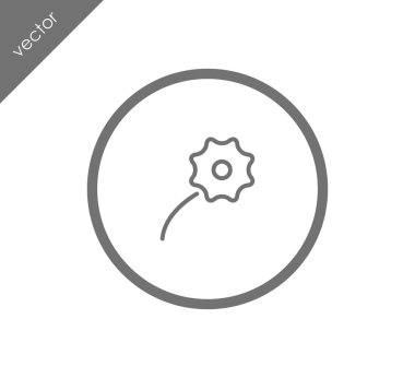 çiçek açan çiçek simgesi