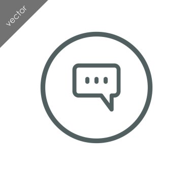 Sohbet simgesi tasarım