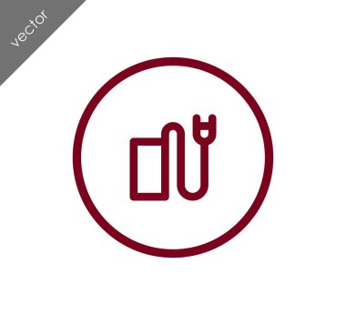 Şarj cihazı tak simgesi