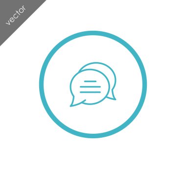 konuşma balonları simgesi 