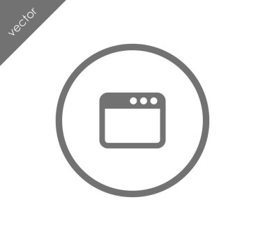 Basit tarayıcı simgesi