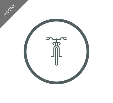 Bisiklet basit simgesi