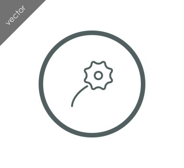 çiçek açan çiçek simgesi