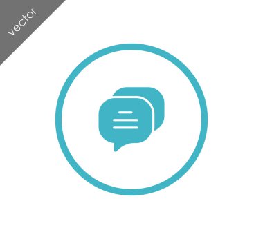 konuşma balonları simgesi 