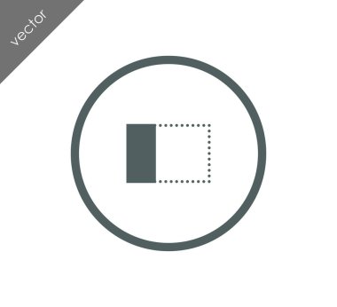 Yatay hizalama nesnelerin sol simgesi