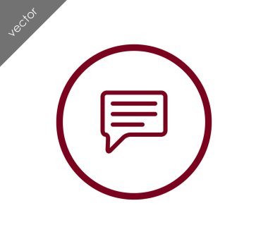 Metin balonu simgesinin