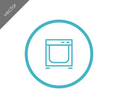 Kurutma makinesi simgesini