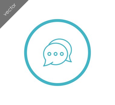 konuşma balonları simgesi 