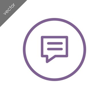 Metin balonu simgesinin