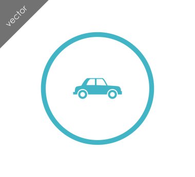 Araba simgesi, illüstrasyon 