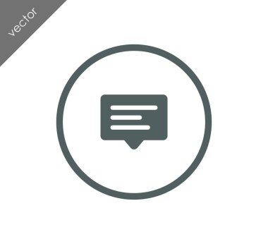 Metin balonu simgesinin