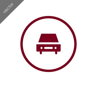 Araba simgesi, illüstrasyon