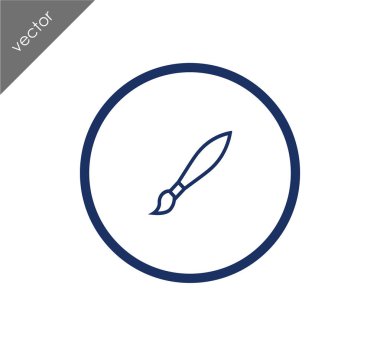 Boyama fırça simgesini