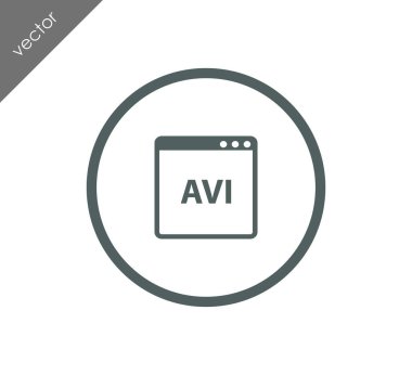 AVI dosya simgesini