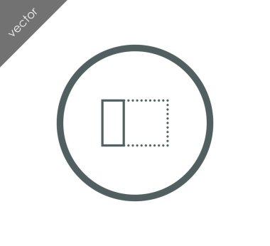 Yatay hizalama nesnelerin sol simgesi