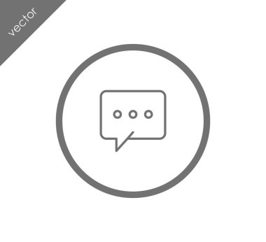 Sohbet simgesi tasarım