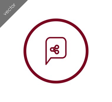 Sohbet simgesi tasarım