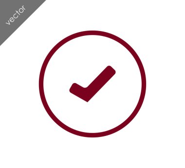 onay işareti simgesi.