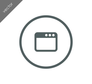 Basit tarayıcı simgesi