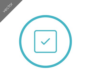 onay işareti simgesi.