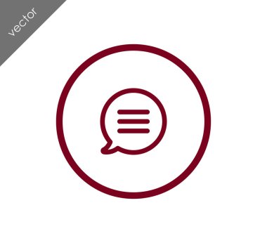 Metin balonu simgesinin