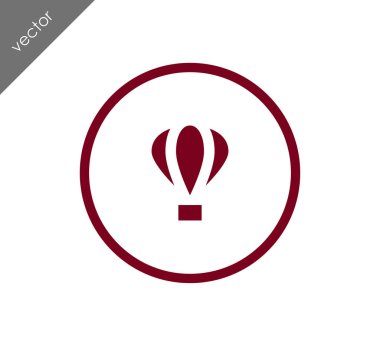 Sıcak hava balonu simgesi