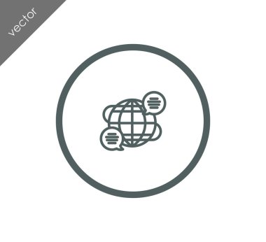 Sohbet simgesi tasarım