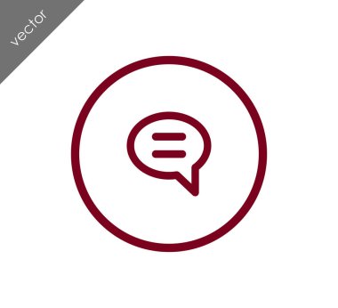 Metin balonu simgesinin