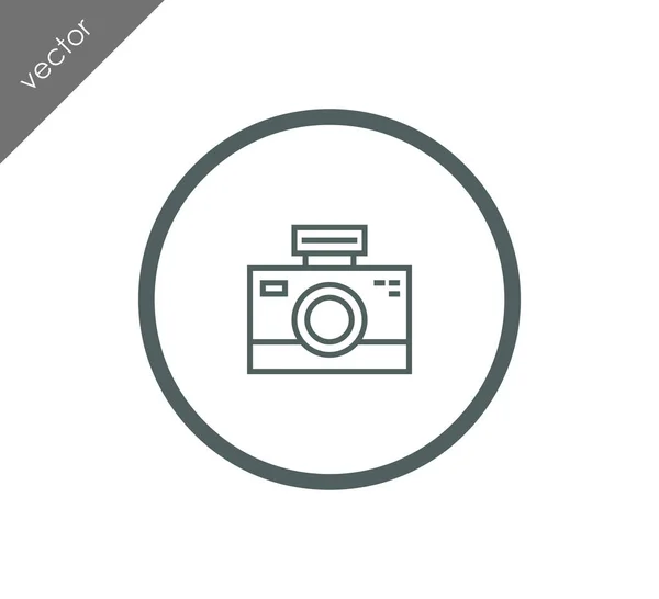 Icono de cámara fotográfica — Vector de stock