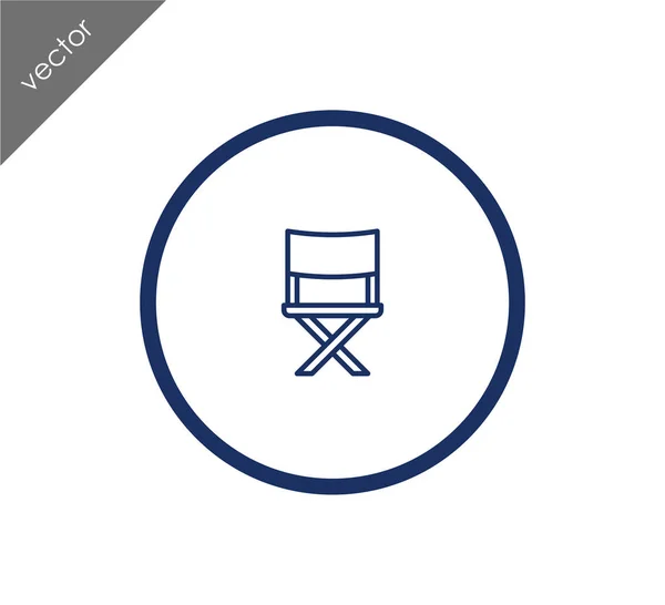 Directeur stoel pictogram — Stockvector