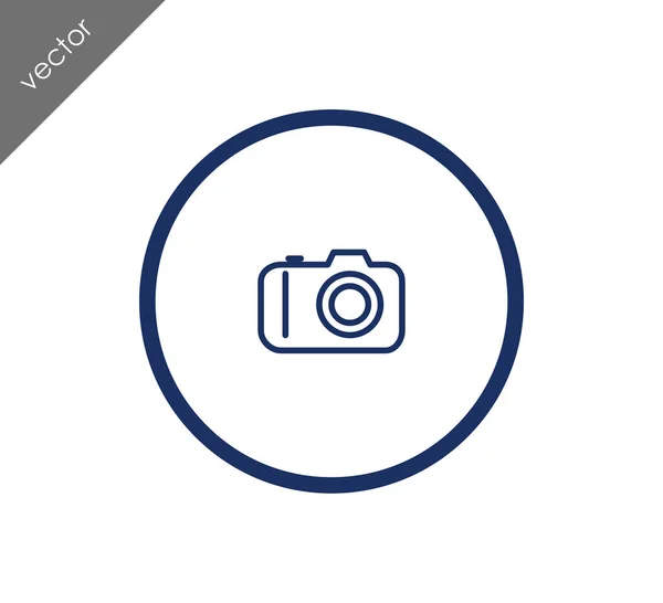 A fényképezőgép ikon tervező — Stock Vector