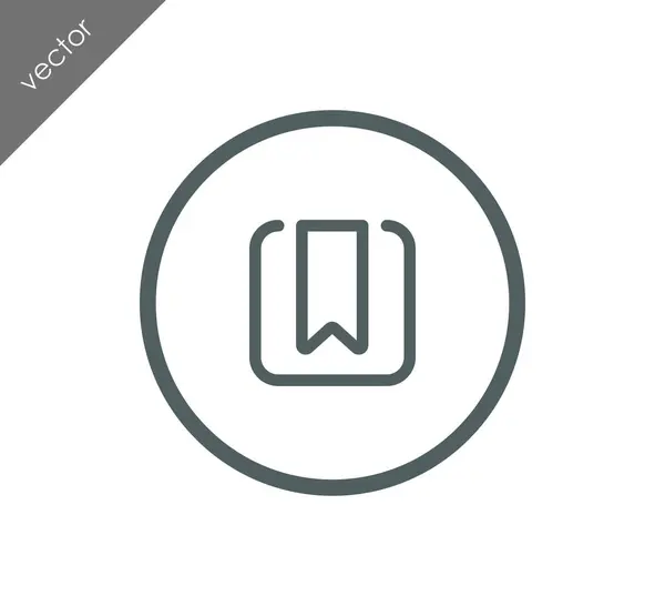 Web bladwijzerpictogram — Stockvector