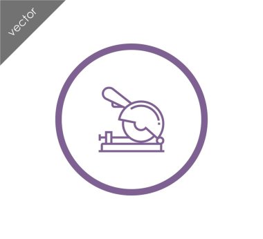 Daire testere simgesi