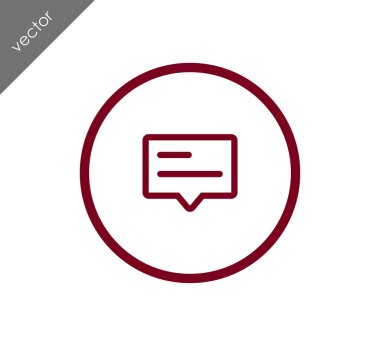 Metin balonu simgesinin