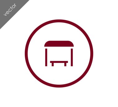 otobüs durağı simgesi