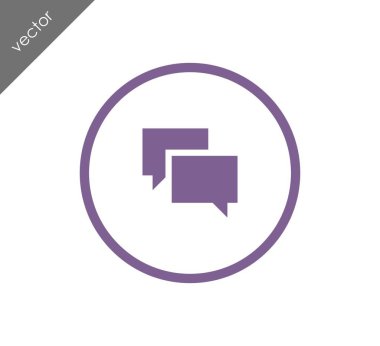 Konuşma simgesini simgeleri 