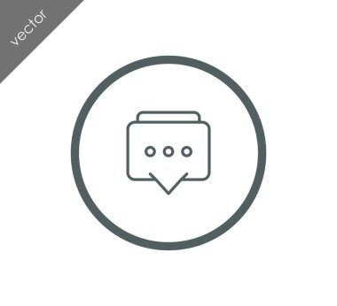 Sohbet simgesi söylenecek daha