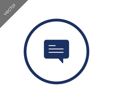 Metin balonu simgesinin