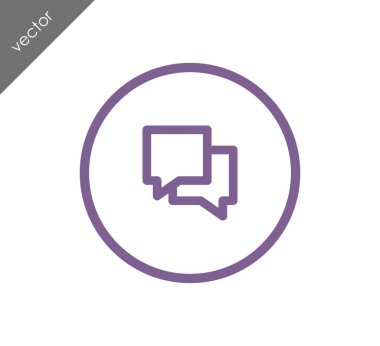 Konuşma simgesini simgeleri 