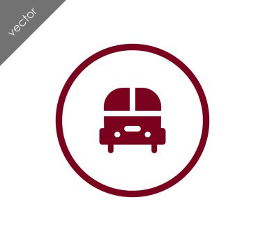 Araba simgesi, illüstrasyon