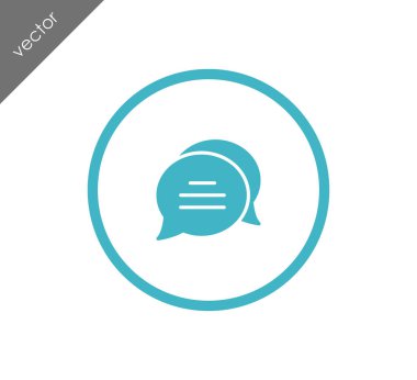 konuşma balonları simgesi 