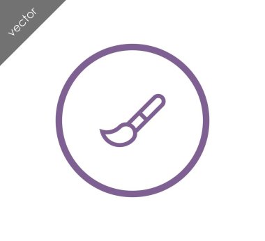 Boyama fırça simgesini